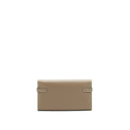 HERMES KELLY LONG WALLET ETOUPE GHW