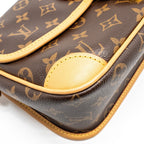 LOUIS VUITTON DIANE BAG WITH JACQUARD STRAP MONOGRAM CANVAS GHW