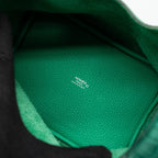 Hermes Picotin 18 Lock Bag Clemence /Alligator Touch Menthe/Vert Jade SHW