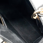 DIOR MY ABCDIOR SMALL LADY DIOR LAMBSKIN BLACK LGHW