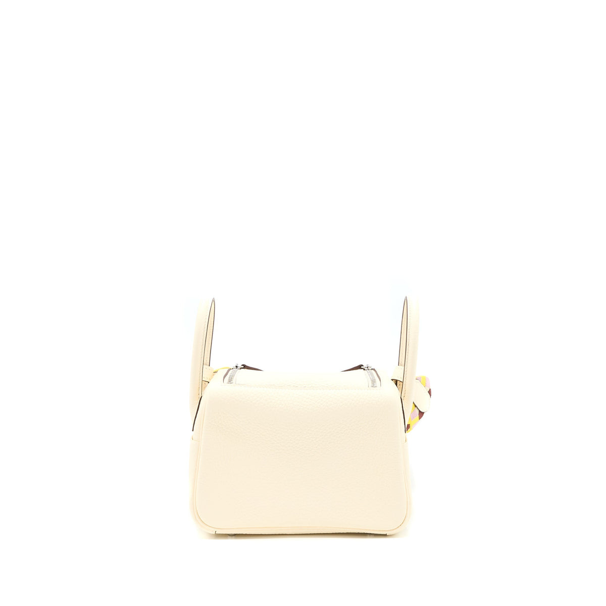 Hermes Mini Lindy Clemence Nata Multicolour Strap SHW