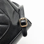 CHANEL AFFINITY BACKPACK CAVIAR BLACK LGHW (MICROCHIP)