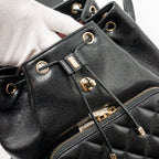 CHANEL AFFINITY BACKPACK CAVIAR BLACK LGHW (MICROCHIP)