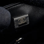 CHANEL MINI RECTANGULAR FLAP BAG LAMBSKIN BLACK SHW (MICROCHIP)