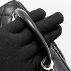 CHANEL SMALL COCO HANDLE CAVIAR BLACK LGHW(MICROCHIP)
