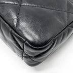 CHANEL SMALL 19 BAG GOATSKIN BLACK MULTICOLOUR HARDWARE