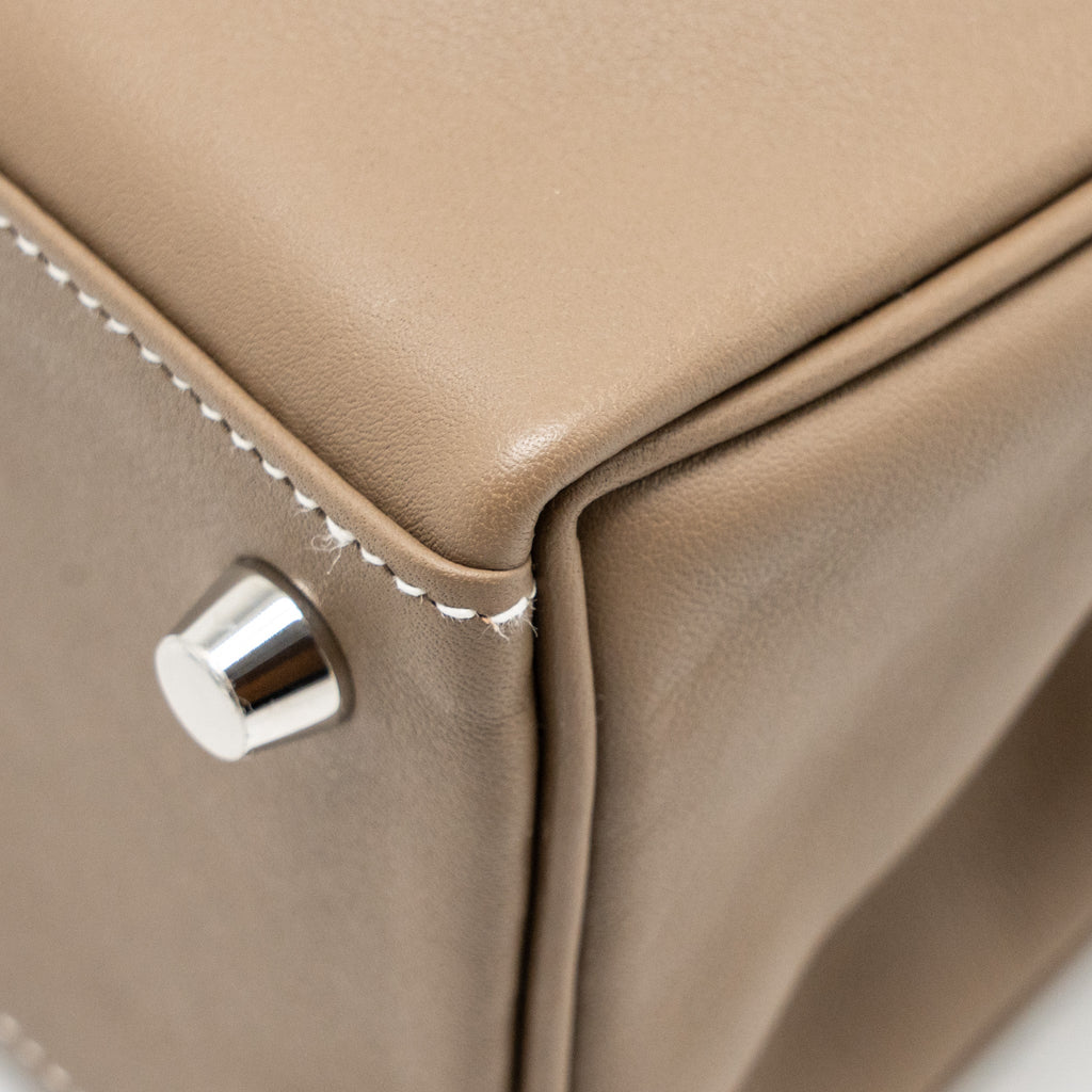 Hermes Kelly 25 swift Etoupe SHW