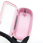 CHANEL 22S LETTER TOP HANDLE LONG VANITY WITH CHAIN CAVIAR NH622 PINK GHW