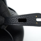 HERMES LINDY 30 CLEMENCE BLACK GHW