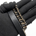 CHANEL SMALL COCO HANDLE CAVIAR BLACK LGHW(MICROCHIP)