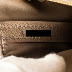 Hermes Mini 2424 24/24-21 Bag Evercolor/Swift Etoupe GHW