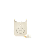 Hermes Mini Evelyn Clemence Craie GHW