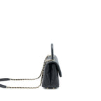 CHANEL SMALL COCO HANDLE CAVIAR BLACK LGHW