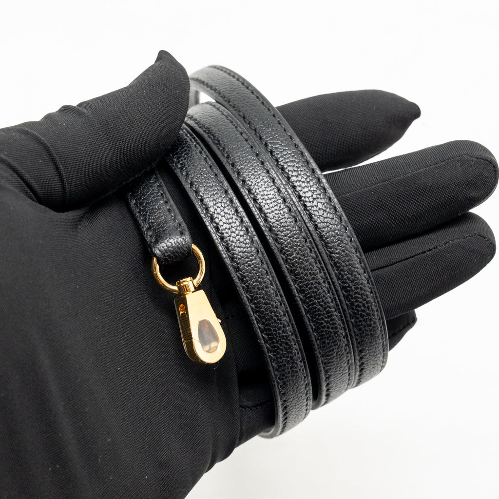 Hermes Mini Bolide 1923 Chèvre Mysore Black GHW
