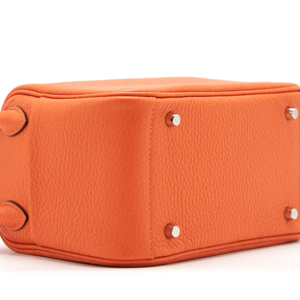 Hermes Mini Lindy Clemence 9J Feu SHW