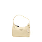PRADA RE-EDITION 2000 MINI BAG RE-NYLON DESERT BEIGE SHW