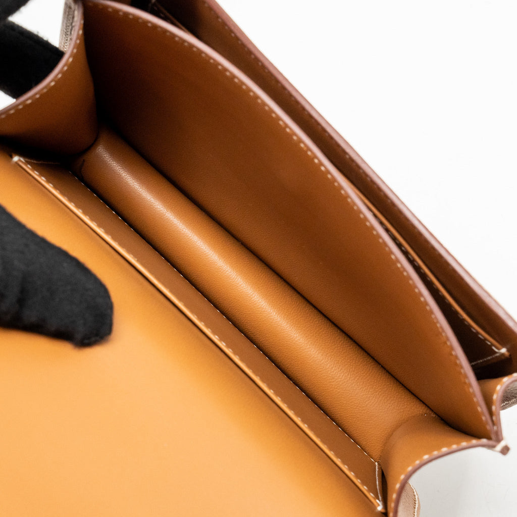 Hermes Mini Constance Epsom Gold GHW