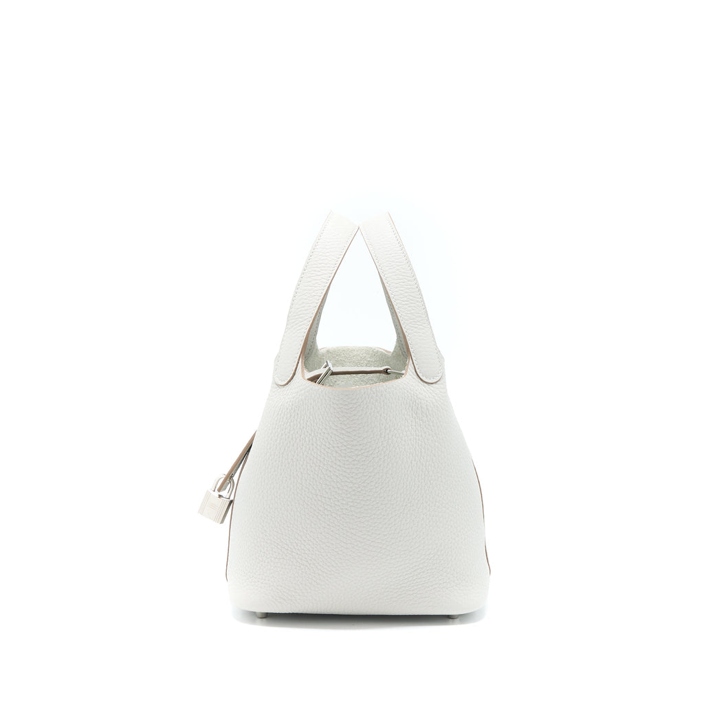 HERMES PICOTIN 18 LOCK BAG 80 GRIS PERLE SHW