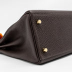 Hermes Kelly 28 Togo Chocolate GHW