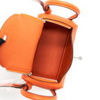 Hermes Mini Lindy Clemence 9J Feu SHW