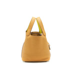 Hermes Picotin 18 Lock Bag Sesame/Lime SHW