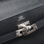 HERMES KELLY TO GO EPSOM BLACK SHW