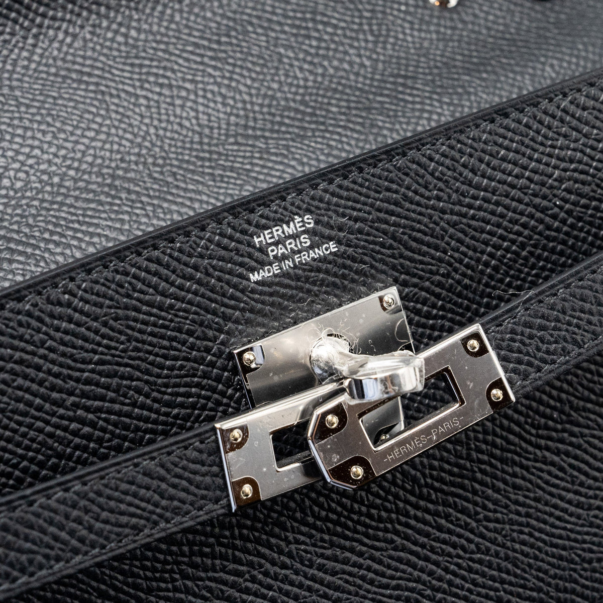 HERMES KELLY TO GO EPSOM BLACK SHW