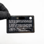 CHANEL LONG VANITY CASE WITH CHAIN LAMBSKIN BLACK LGHW