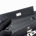 HERMES KELLY TO GO EPSOM BLACK SHW