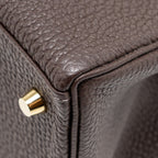 Hermes Kelly 28 Togo Chocolate GHW
