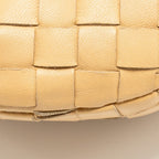 BOTTEGA VENETA MINI JODIE LAMBSKIN BEIGE GHW