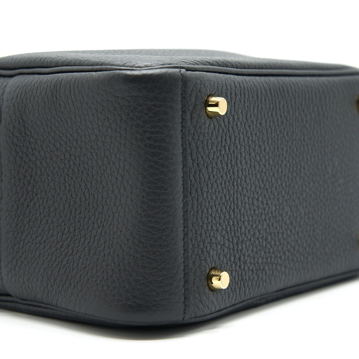 HERMES MINI LINDY BLACK GHW