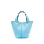 Hermes Picotin 18 Lock Bag Blue Toll SHW