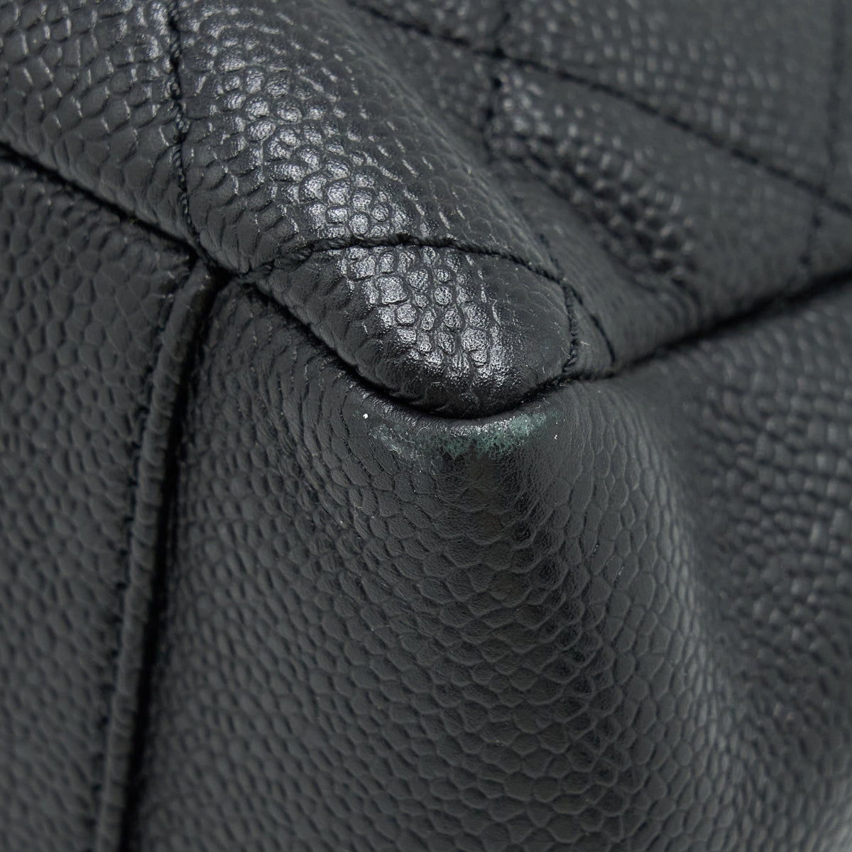 CHANEL GRAND SHOPPING TOTE BAG CAVIAR BLACK GHW
