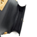 CHANEL MEDIUM BOY BAG CAVIAR BLACK WITH BRUSHED GHW (MICROCHIP)