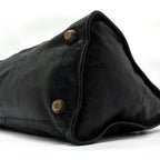 BALENCIAGA G21 WORK BAG LEATHER BLACK GHW