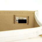 CHANEL 21B PEARL CRUSH MINI FLAP BAG WITH CHAIN/BELT BAG WHITE GHW