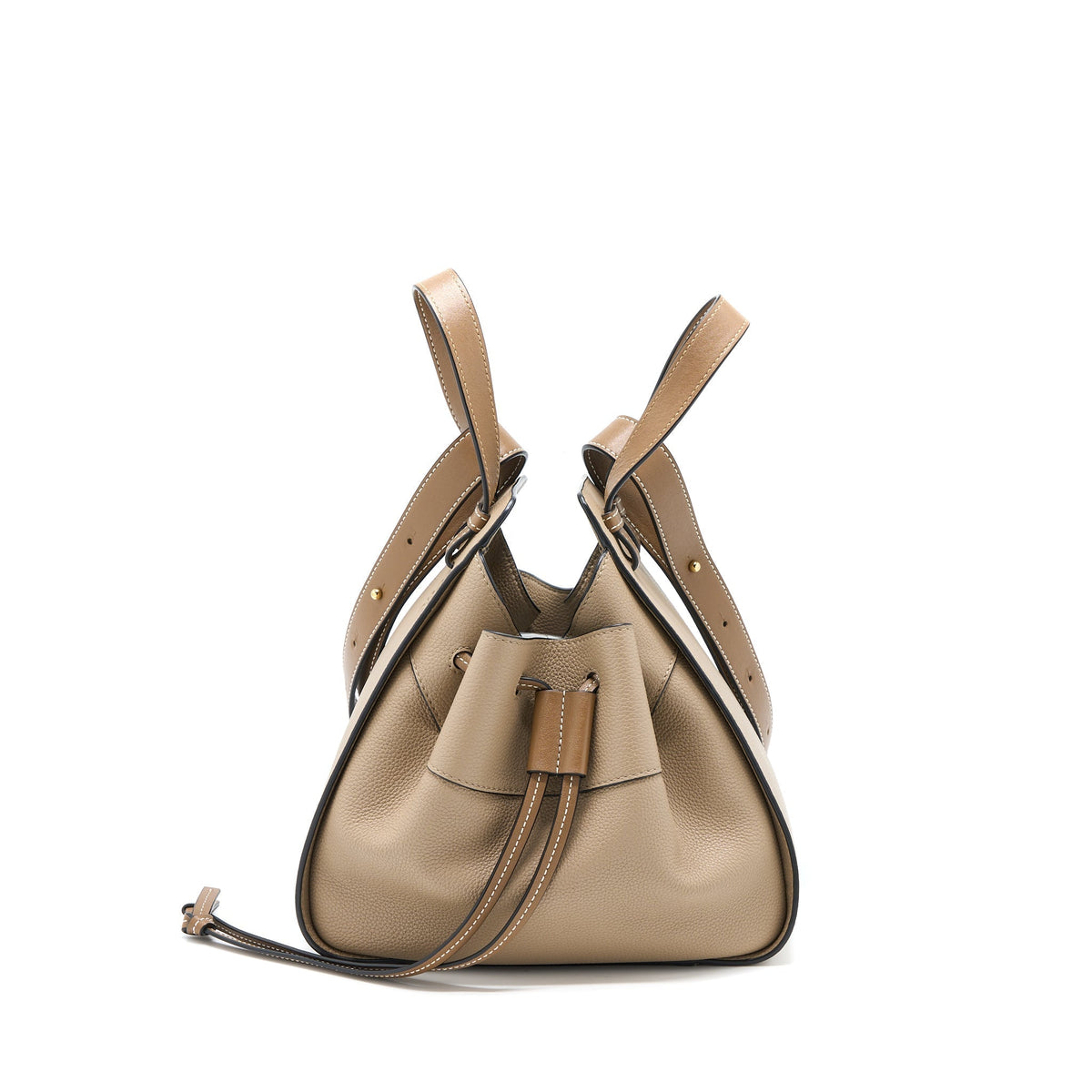 LOEWE SMALL HAMMOCK CALFSKIN SAND GHW