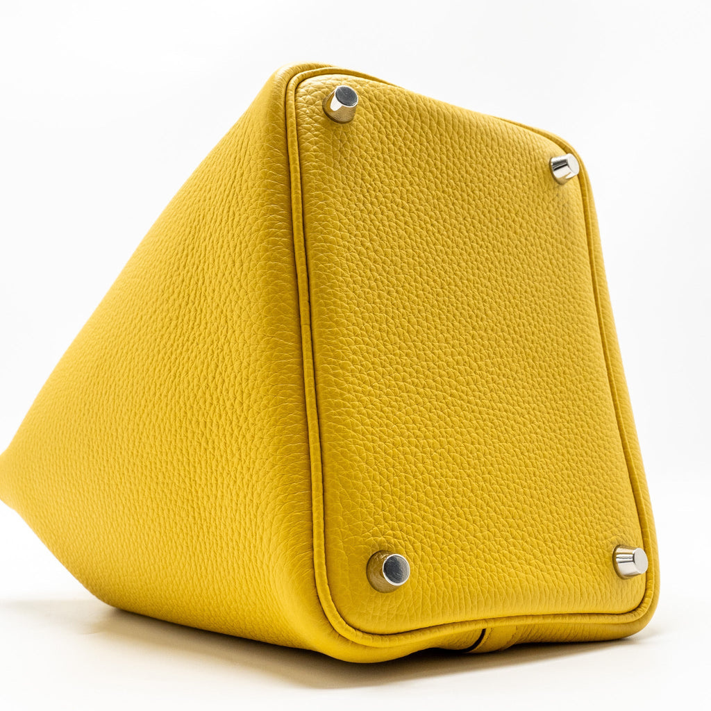 Hermes Picotin 18 Lock Bag Clemence Sun SHW