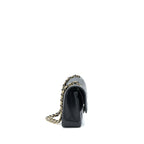 CHANEL MEDIUM CLASSIC DOUBLE FLAP BAG CAVIAR BLACK GHW (MICROCHIP)