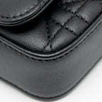 DIOR MY DIOR - DIOR TALK PHONE POUCH LAMBSKIN BLACK LGHW
