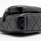 CHANEL 25C CAMERA BAG LAMBSKIN BLACK LGHW (MICROCHIP)