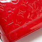 LOUIS VUITTON ALMA BB IN PATENT LEATHER RED