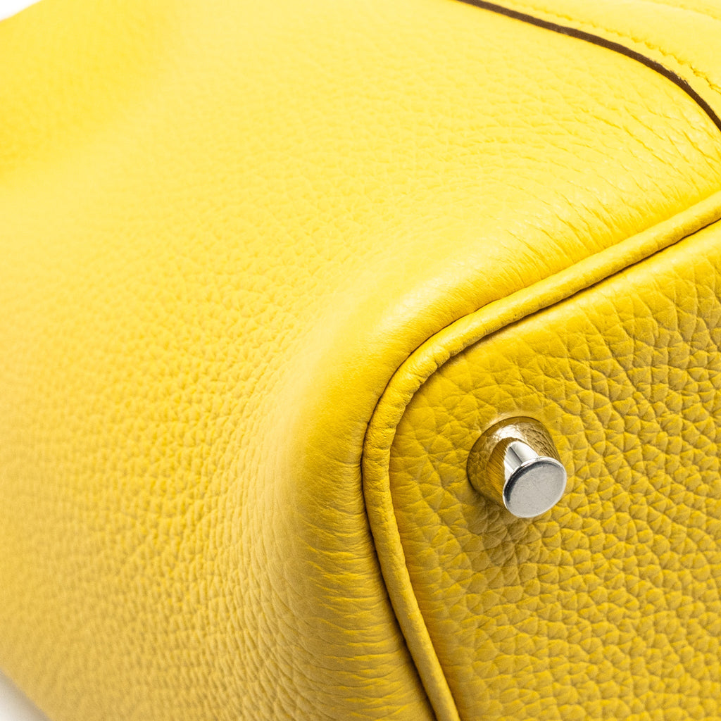 Hermes Picotin 18 Lock Bag Clemence Sun SHW