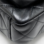 CHANEL 25C CAMERA BAG LAMBSKIN BLACK LGHW (MICROCHIP)