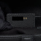 DIOR MEDIUM SADDLE BAG GRAINED CALFSKIN BLACK GHW