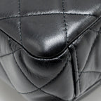 CHANEL 25C CAMERA BAG LAMBSKIN BLACK LGHW (MICROCHIP)