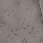 LOUIS VUITTON MESSENGER SHOULDER BAG LEATHER DARK GREY SHW