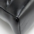 CHANEL MEDIUM 31 BAG SHINY LAMBSKIN BLACK LGHW (MICROCHIP)