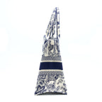 DIOR SMALL BOOK TOTE TOILE DE JOUY NAVY